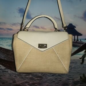 Kate Spade Cream and Tan Satchel
